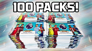 Opening 100 PACKS of ADRENALYN XL PREMIER LEAGUE 2024 [upl. by Lilian]