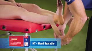 Elastoplast How to strap and support the ankle [upl. by Cattier]