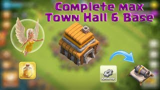 TOWN HALL 6 COMPLETE MAX BASE 2017   CLASH OF CLANS [upl. by Gonzalo]