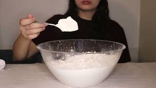 Squeaky Cornstarch ASMR Sounds [upl. by Eberto]