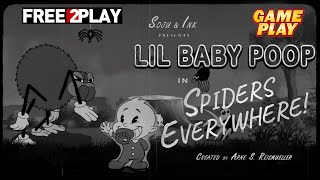 Spiders Everywhere ★ Gameplay ★ PC Steam  Free to Play  2D RUN N GUN ACTION GAME 2022 [upl. by Leinaj345]