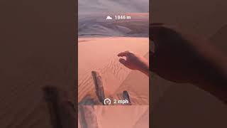 Skiing the longest sand dune in the world [upl. by Etnahs676]