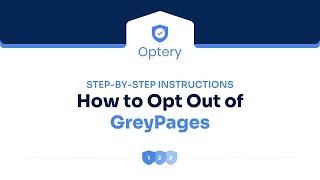 How to Opt Out of GreyPages  Step by Step Instructions [upl. by Ilamad]