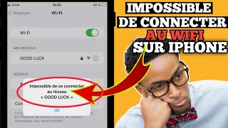 Comment Régler Le Problème De Impossible De Se Connecter À Un réseau WiFi sur un iphone iPad [upl. by Helve]