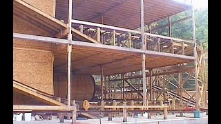 Black Diamond 2010 Construction Site Footage  Knoebels Amusement Resort Pennsylvania USA [upl. by Dwight852]