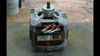 Scrapping out a Washing Machine Motor for Copper and Aluminum [upl. by Josefa]