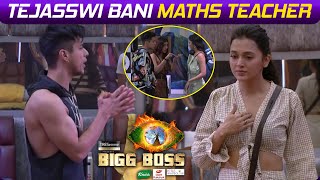 Bigg Boss 15 Tejasswi Roz 1 Hour Pratik Ko Dengi Maths Ka Tution Numerator amp Denominator Ki Baat [upl. by Uehttam]