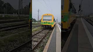 Ausfahrt Sonderzug SVG nach Markt Wald in Augsburg Hbf Staudenbahn [upl. by Marpet]