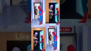 Spiderman vs thanos  find 5 difference spiderman shorts [upl. by Riatsala]