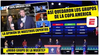 SORTEO COPA AMÉRICA ASÍ QUEDARON LOS GRUPOS México Argentina Brasil Estados Unidos  Exclusivos [upl. by Anitsuj]