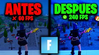 La MEJOR CONFIGURACION Para FPS En FORTNITE CAPITULO 5 🚀✅ [upl. by Win]