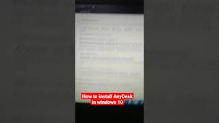 how to install anydesk in windows 10  Download any desk anydesk [upl. by Behka]