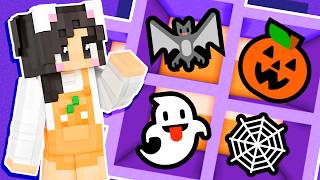 💜Minecraft BUT Every Room is a Different HALLOWEEN EMOJI [upl. by Tamah]