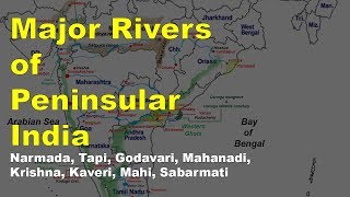 Peninsular Rivers of India  Geography UPSC IAS NDA CDS SSC CGL [upl. by Joh]