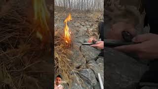 Amazing fire starter firestarters amazingfacts experiment lifehackster interestingfact [upl. by Casilda329]