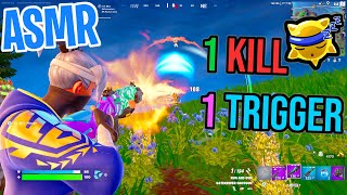 ASMR Gaming 😴 Fortnite 1 Kill  1 Trigger Relaxing Mouth Sounds 🎮🎧 Controller Sounds  Whispering 💤 [upl. by Forelli627]