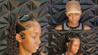 Best Bald Cap Method  How To Install Lace Frontal Wig  Baby Hair Tutorials [upl. by Rotberg]