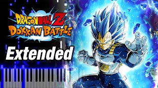 LR INT SSBE Vegeta RevivalActive Skill OST Extended Version  DBZ Dokkan Battle  Piano Cover [upl. by Ellevehc]