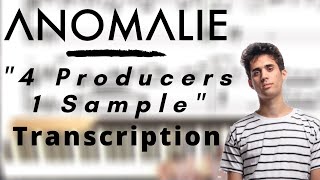 Anomalie  4 Producers 1 Sample Piano Solo Transcription [upl. by Ecinrahs]