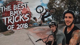 BEST BMX TRICKS OF 2018 [upl. by Thorlie343]