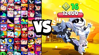 ANGEL LARRY amp LAWRIE vs ALL BRAWLERS With 16 POWERUPs  Brawl Stars [upl. by Juliane]