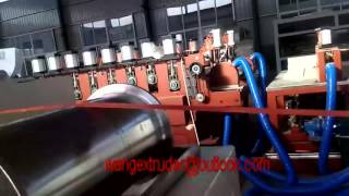 Broom pet filament making machine by 100 pet flakes from bottles [upl. by Fortier]