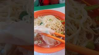 wantan mee Soup at restaurant happy town jln ss15 [upl. by Ecinue]