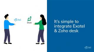 Exotel  Zoho Desk Integration What amp How To [upl. by Inanaup196]