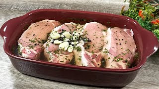 Nur wenige Leute kochen Schweinefleisch so Saftiges Fleisch für ein festliches Abendessen Gäste be [upl. by Alethia]