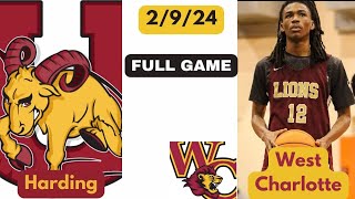 West Charlotte JV vs Harding  Full Game  2924 [upl. by Murage]