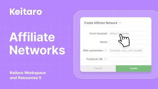 Keitaro Workspace and Resources 5 Affiliate Networks [upl. by Roselle146]