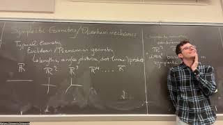 L1 introduction to symplectic geometry and quantum mechanics [upl. by Anorahs]