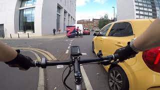 Mancunian Way to Deans gate  test commute on ebike 09082024 with some waffle [upl. by Forward]