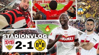 GUIRASSY IS BACK 🙏🔥 UNDAV GLÄNZT WIEDER 💪❤️ VfB Stuttgart vs Borussia Dortmund  Stadionvlog [upl. by Allen]