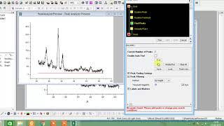 Full Width Half Maximum FWHM of multiple peaks using Origin [upl. by Gilli]