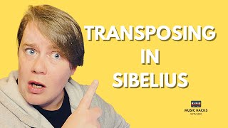 How to Transpose in Sibelius [upl. by Odnuges197]