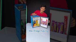 How to make mini refrigerator at home hackerjp shorts [upl. by Ardell]