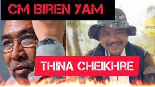 CM Biren yam thina cheikhre 🔥 Phone conversation between Totomshana and unknown person [upl. by Mcferren]