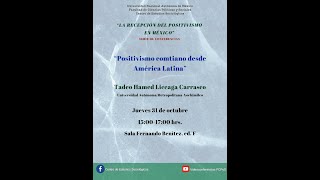 “Positivismo comptiano desde América Latina” [upl. by Eduard]