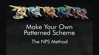 Patterned Tyranid Schemes Made Easy NPS Method [upl. by Gytle]