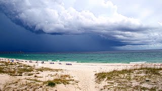 Pensacola Beach Thunderstorm TimeLapse [upl. by Esila]