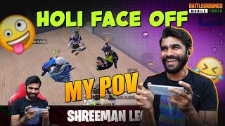 My POV in BGMI Holi Face Off 2024 [upl. by Aicnorev]