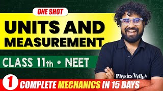 UNITS AND MEASUREMENT  Complete Chapter in One Video  ConceptsPYQs  Class 11 NEET [upl. by Chud]