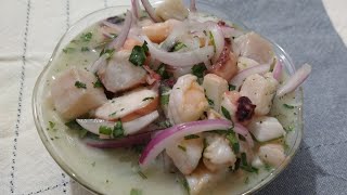 Ceviche mixto con leche de tigre [upl. by Conrad]