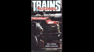 Lionel Trains 1991 Video Catalog VHS RARE OUT OF PRINT lioneltrains LionelModelTrains tmbooks [upl. by May]