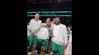 Porzingis Tatum JB and Al Horford receive their first Championship rings 💍🔥 [upl. by Blount472]