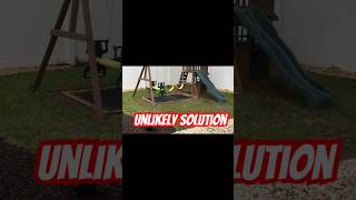 DIY Swing Set Mat Idea For Home Playground swingset playground [upl. by Nabal762]