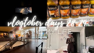 VLOGTOBER DAYS 2829 Just a girl solo movie date VENOM 2 food court food  a quick grocery run [upl. by Saville]