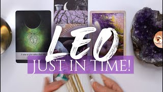 LEO TAROT READING  quotTHIS IS YOUR SIGN TO MOVE FORWARDquot🎯💫 JUST IN TIME [upl. by Anelehs]