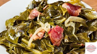 Southern Collard Greens With Smoked Turkey Recipe [upl. by Jody]